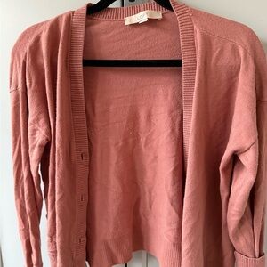 LOFT Women's Rose Cardigan